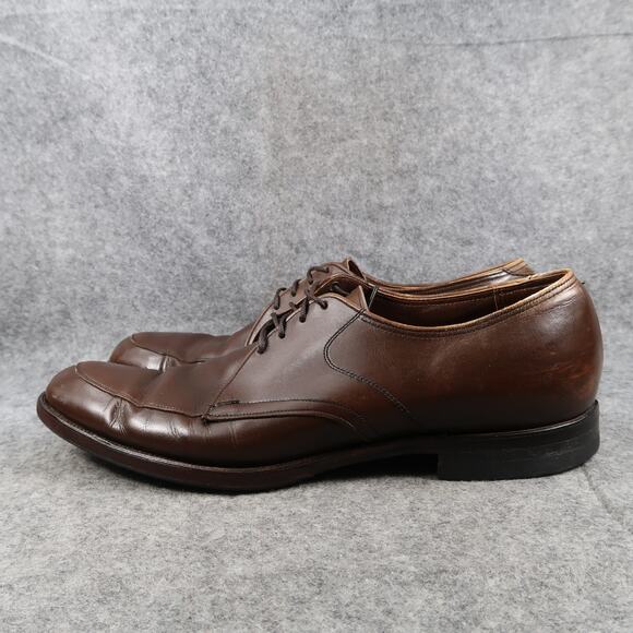 Supreme Shoes Mens 11.5 Oxfords Derby Split Toe Leather Vintage Classic AA Brown - Picture 7 of 14